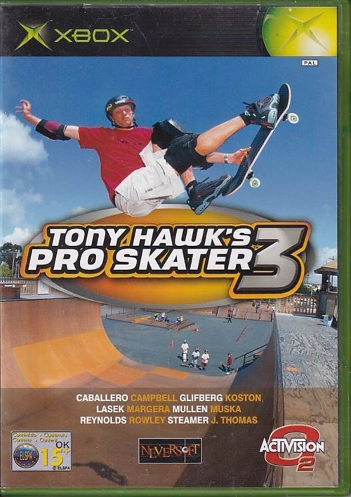 Tony Hawks Pro Skater 3 - XBOX - (B Grade) (Used) (Eng)